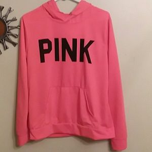 Pink hoodies